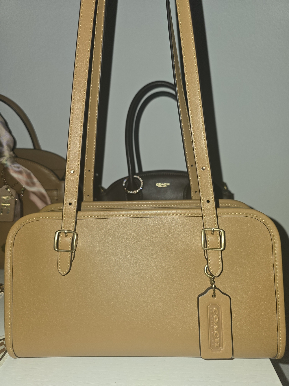 Coach Swing Zip In Honey Brown